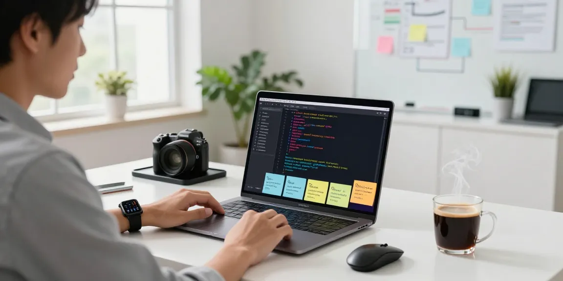 Engaging digital workspace showcasing software development activity at the WPS Official Website.